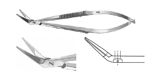 Кастроведжо ножиці латерально -загнуті 95 мм